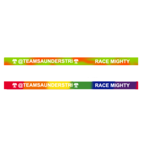 Team Saunders Race Mighty Silicone Wristband